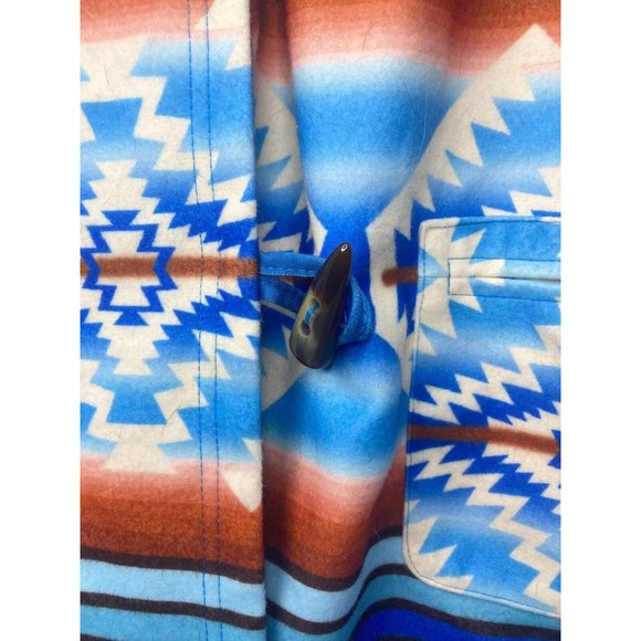 Southwestern Print Hooded Multicolor Sz S Jacket - Picture 5 of 16